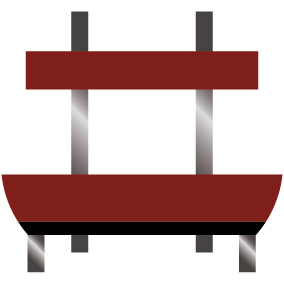 Banc en stratifié massif INOX